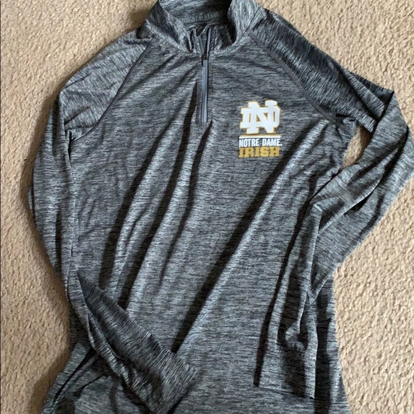 notre dame under armour shirt